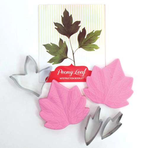 Peony Leaves Cutter and Veiner Set - Click Image to Close